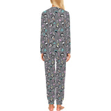 Ostrich Pattern Print Design 01 Women's All Over Print Pajama Set