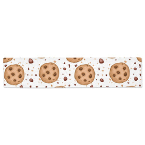 chocolate chip cookie pattern Table Runner