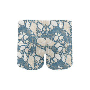 Sea turtle Polynesian Tribal design pattern Men's Swimming Trunks
