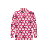 Guinea Pig Pattern Print Design 01 Men's Long Sleeve Polo Shirt