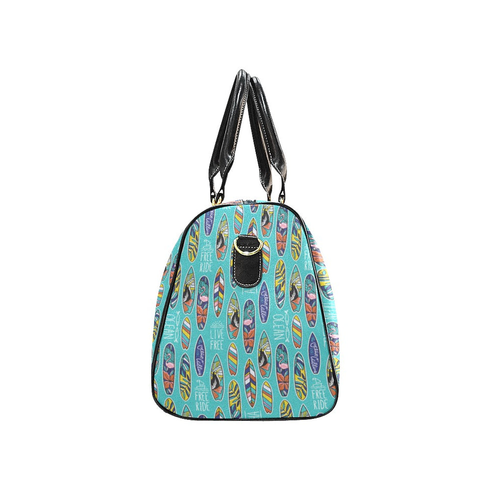 Surfboard Pattern Print Design 05 Travel Bag