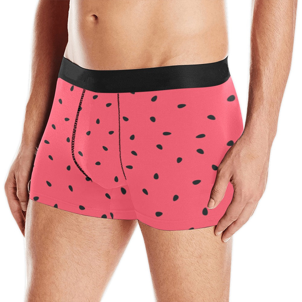 watermelon texture background Men's All Over Print Boxer Briefs Men's Underwear