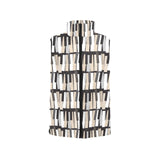 Piano Pattern Print Design 04 Women's Padded Vest
