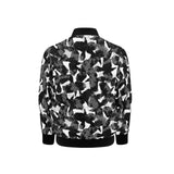 Crow illustration pattern Kids' Boys' Girls' Bomber Jacket