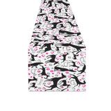 Greyhound Pattern Print Design 02 Table Runner