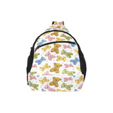 Teddy Bear Pattern Print Design 01 All Over Print Chest Bag