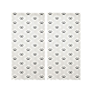 Dog Paws Pattern Print Design 03 Gauze Curtain