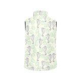 Seahorse shell pattern Women's Padded Vest