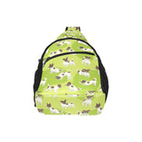 Jack Russel Pattern Print Design 01 All Over Print Chest Bag