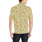 Popcorn Pattern Print Design 03 Men's All Over Print Polo Shirt