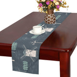 windmill tree pattern Table Runner