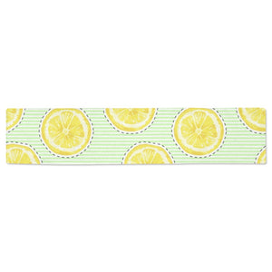 slice of lemon pattern Table Runner