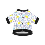 Duck Pattern Print Design 01 All Over Print Pet Dog Round Neck Fuzzy Shirt