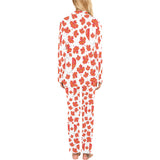 Canada Pattern Print Design 02 Women's Long Pajama Set