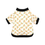 Sandwich Pattern Print Design 01 All Over Print Pet Dog Round Neck Fuzzy Shirt