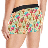 Colorful ice cream pattern Men's All Over Print Boxer Briefs Men's Underwear