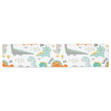 Cute funny kids dinosaurs pattern Table Runner