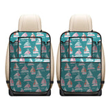 Cute sailboat pattern Car Seat Back Organizer