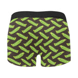 Green Peas Pattern Print Design 05 Men's All Over Print Boxer Briefs Men's Underwear