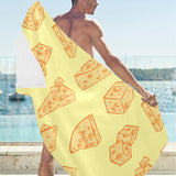 Cheese design pattern Beach Towel
