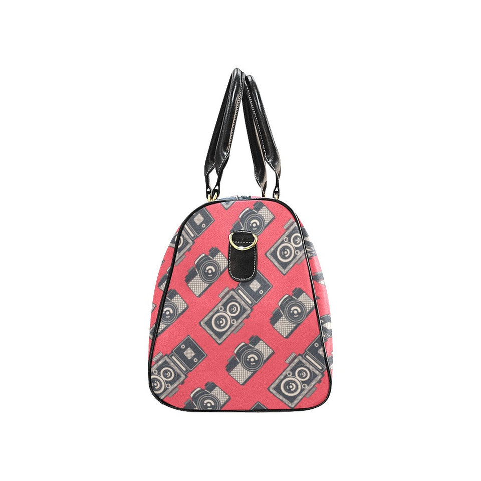 Camera Pattern Print Design 05 Travel Bag