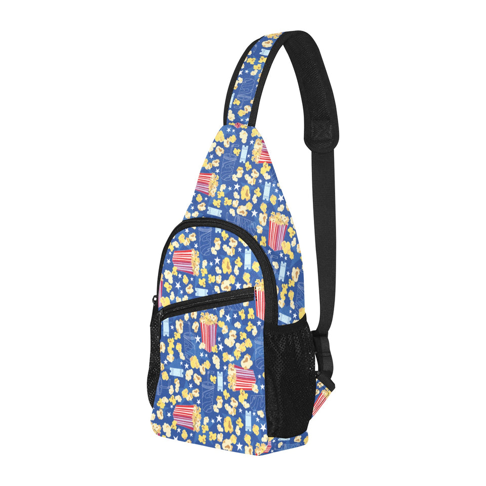 Popcorn Pattern Print Design 01 All Over Print Chest Bag