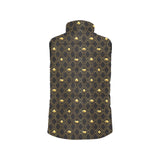 Casino Cards Suits Pattern Print Design 01 Men's Padded Vest