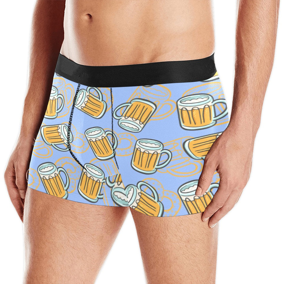 Beer pattern Men's All Over Print Boxer Briefs Men's Underwear