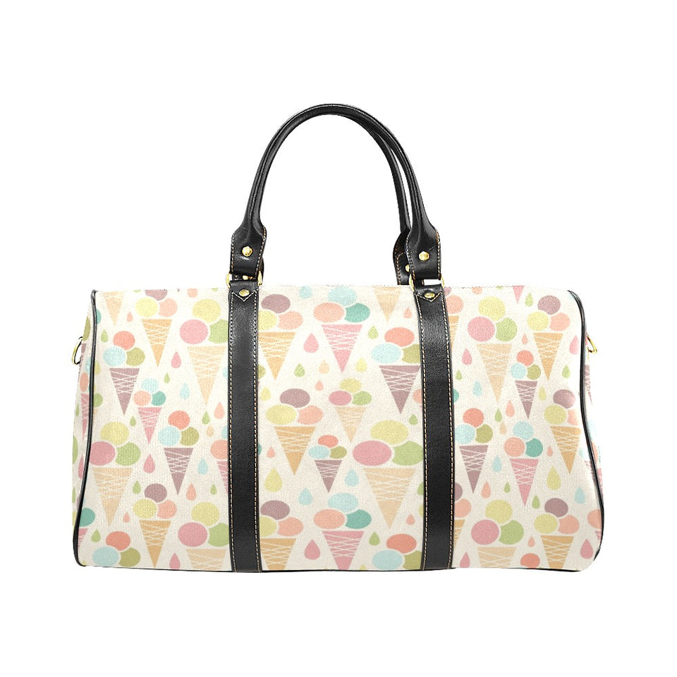 Ice cream cone pattern Travel Bag