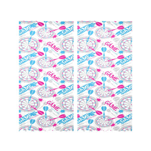 Darts Pattern Print Design 01 Gauze Curtain