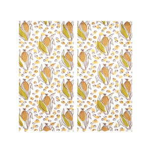 Corn Pattern Print Design 02 Gauze Curtain
