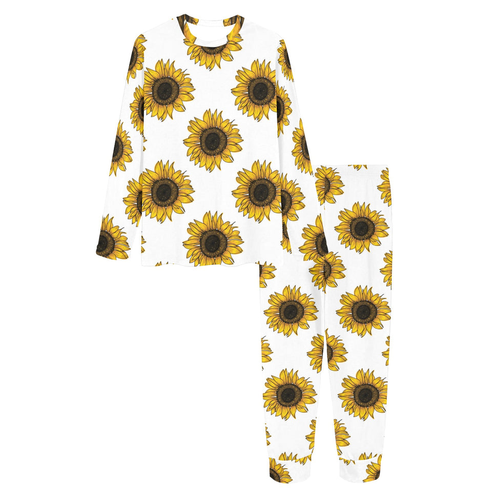 sunflowers design pattern Women's All Over Print Pajama Set