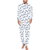Pigeon Pattern Print Design 03 Men's All Over Print Pajama