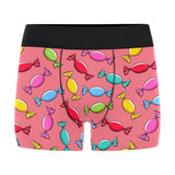 Colorful wrapped candy pattern Men's All Over Print Boxer Briefs Men's Underwear