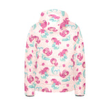 Cute little mermaid pattern Kids' Boys' Girls' Padded Hooded Jacket