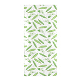 Green Peas Pattern Print Design 04 Beach Towel