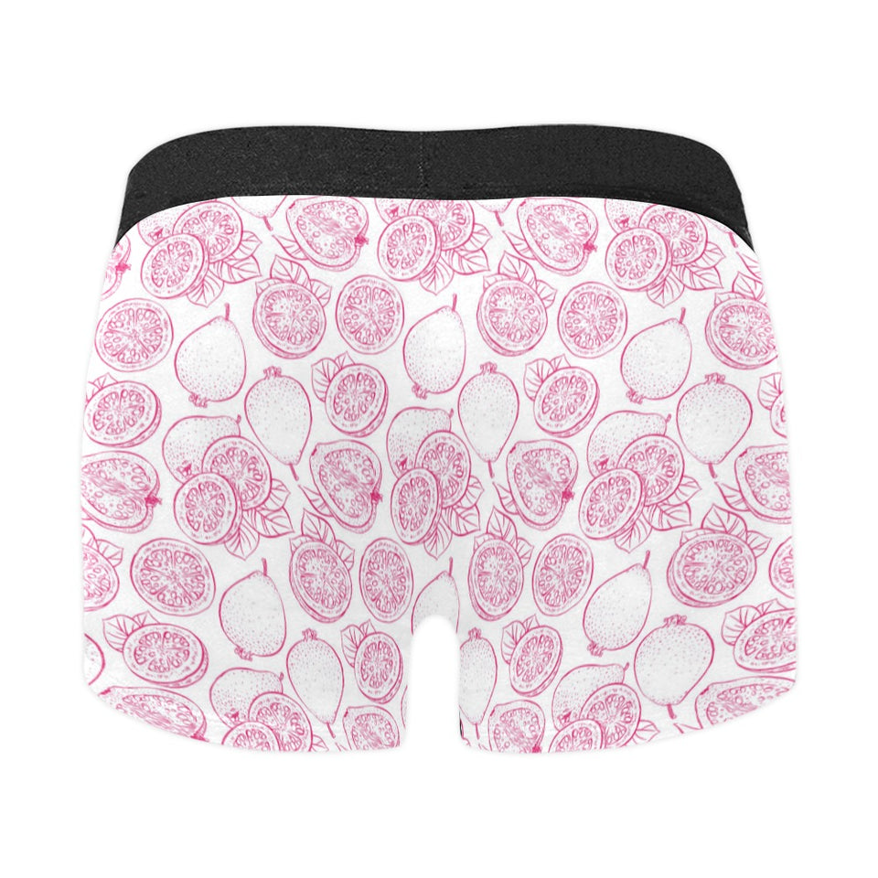 Sketch guava pattern Men's All Over Print Boxer Briefs Men's Underwear