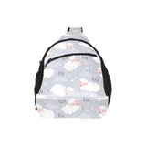 Sweet dreams sheep pattern All Over Print Chest Bag
