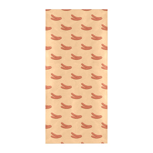 Sausage Pattern Print Design 03 Beach Towel