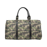 Dark Green camouflage pattern Travel Bag
