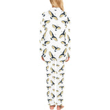 Eagle Pattern Print Design 03 Women's Long Pajama Set