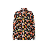 Goldfish Pattern Print Design 03 Women's Long Sleeve Polo Shirt