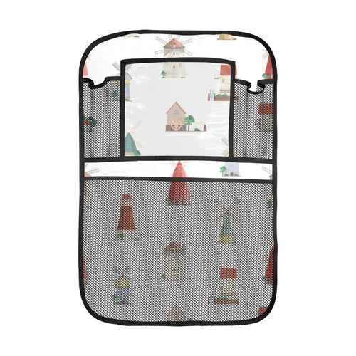 windmill design pattern Car Seat Back Organizer