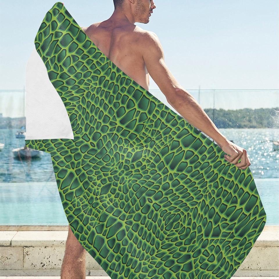 Crocodile Skin Printed Beach Towel