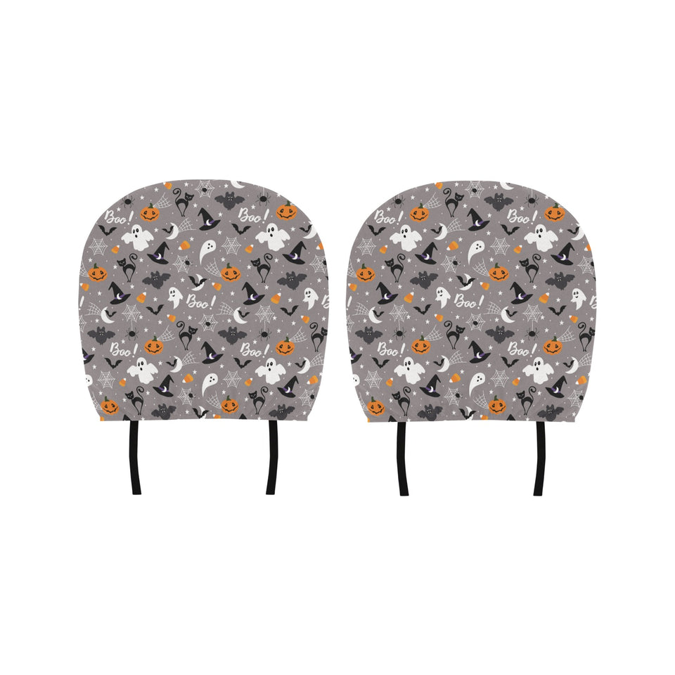 Halloween design pattern Car Headrest Cover