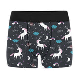 unicorn rainbows moon clound star pattern Men's All Over Print Boxer Briefs Men's Underwear