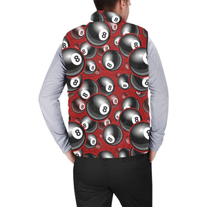 Billiard Ball Pattern Print Design 05 Men's Padded Vest