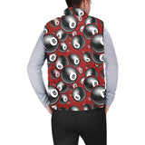 Billiard Ball Pattern Print Design 05 Men's Padded Vest