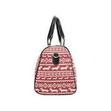 Dachshund Nordic pattern Travel Bag