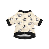 Cute Siberian Husky All Over Print Pet Dog Round Neck Fuzzy Shirt